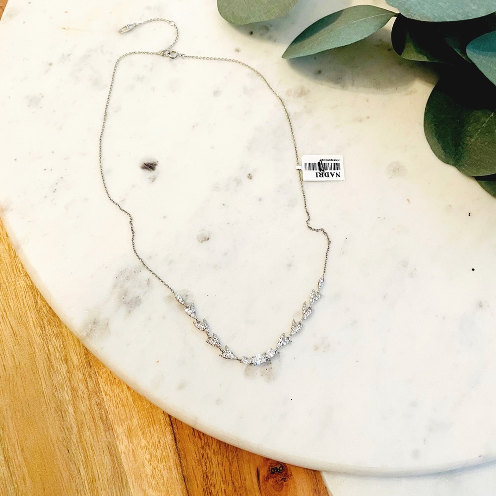 NADRI Liv Leaf Frontal Necklace - Picture 2 of 5
